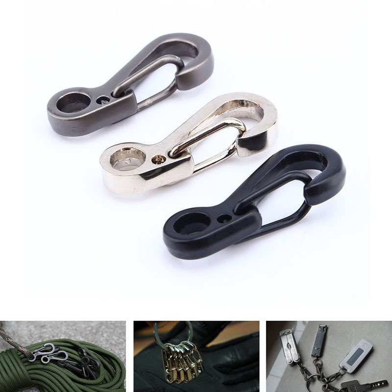 Edc Carry Kit - 10 Pezzi/Lotto Mini Moschettoni Tattici in