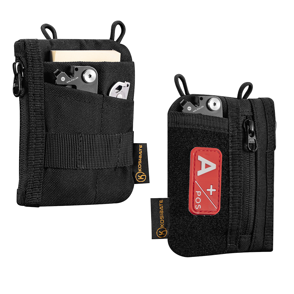 Edc Everyday Carry Bag - Custodia organizer EDC con zona patch