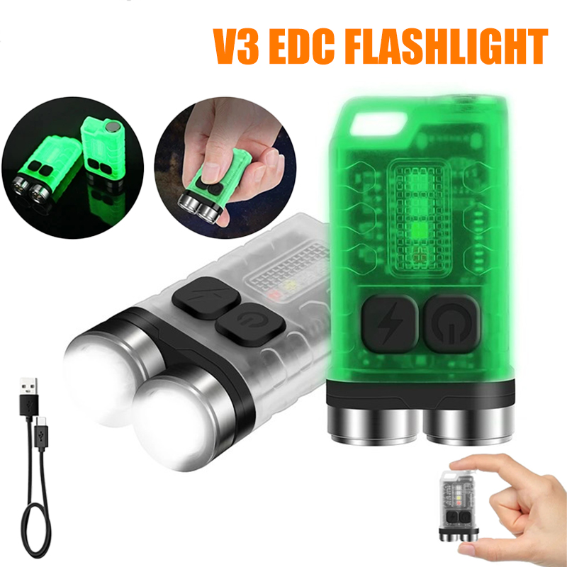 Keychain Flashlight - Torcia EDC V3 Mini Portachiavi 900LM