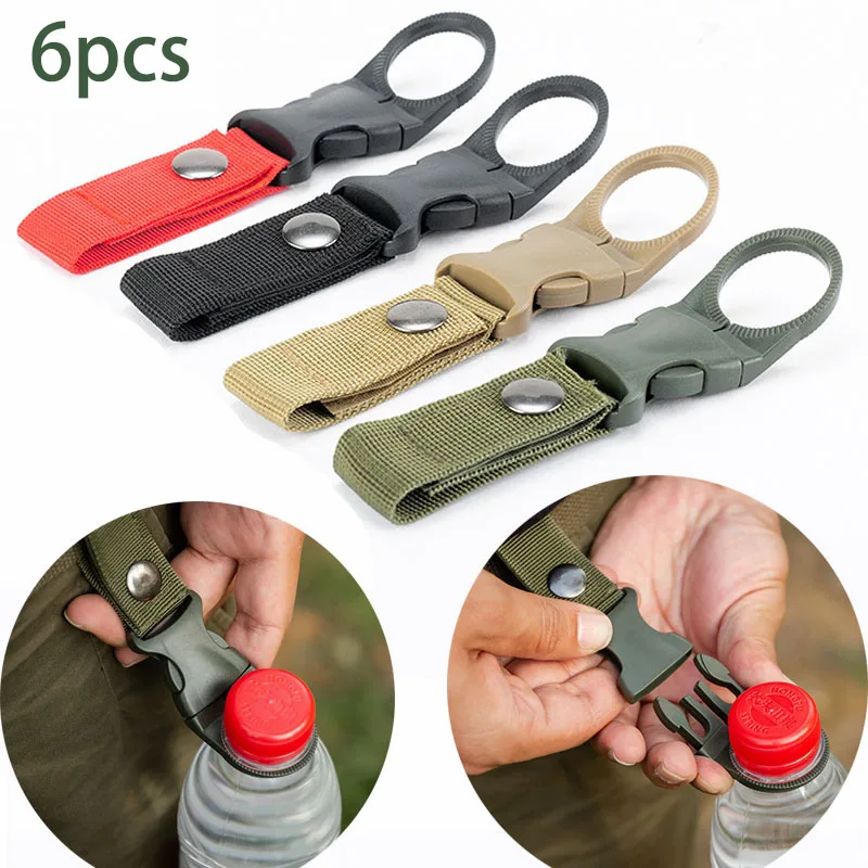 Edc Carry Kit - 6 pezzi da campeggio tessitura fibbia