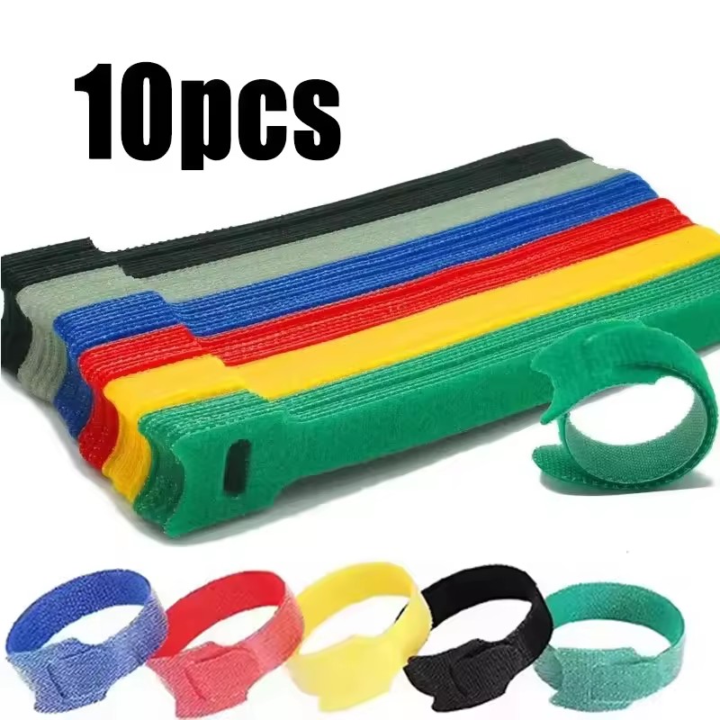 Gear Tie Reusable - 10-50 Pezzi Fascette Multiuso Riutilizzabili con