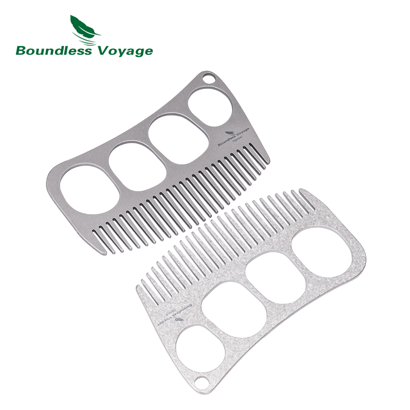 Comb Pocket Titanium - Boundless Voyage Pettine in titanio senza