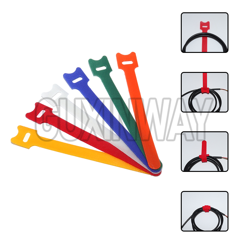 Gear Tie Reusable - 50 Pezzi Fascette Riutilizzabili con Chiusura