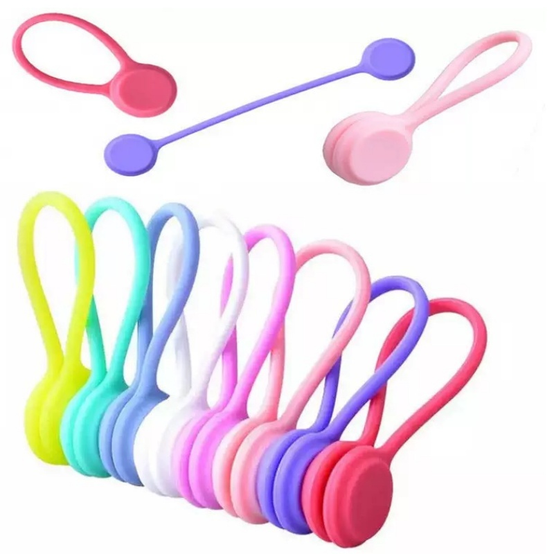 Gear Tie Reusable - Fascette Magnetiche in Silicone per Cavi,