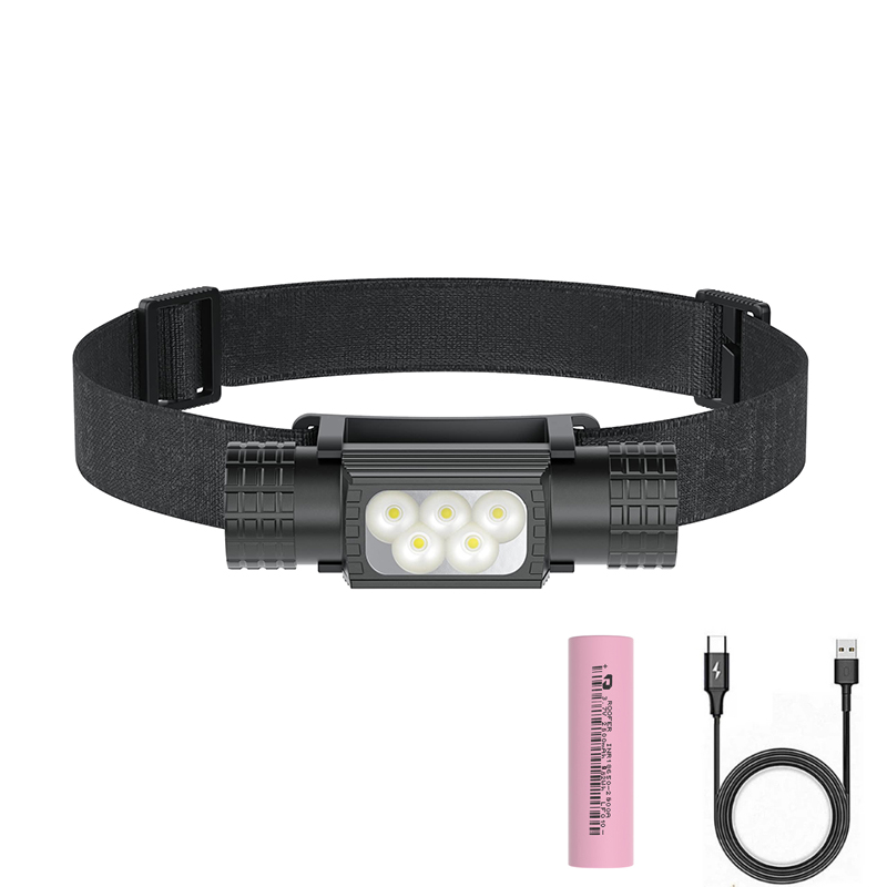 Edc (Every Day Carry - Torce frontali a LED ricaricabili USB