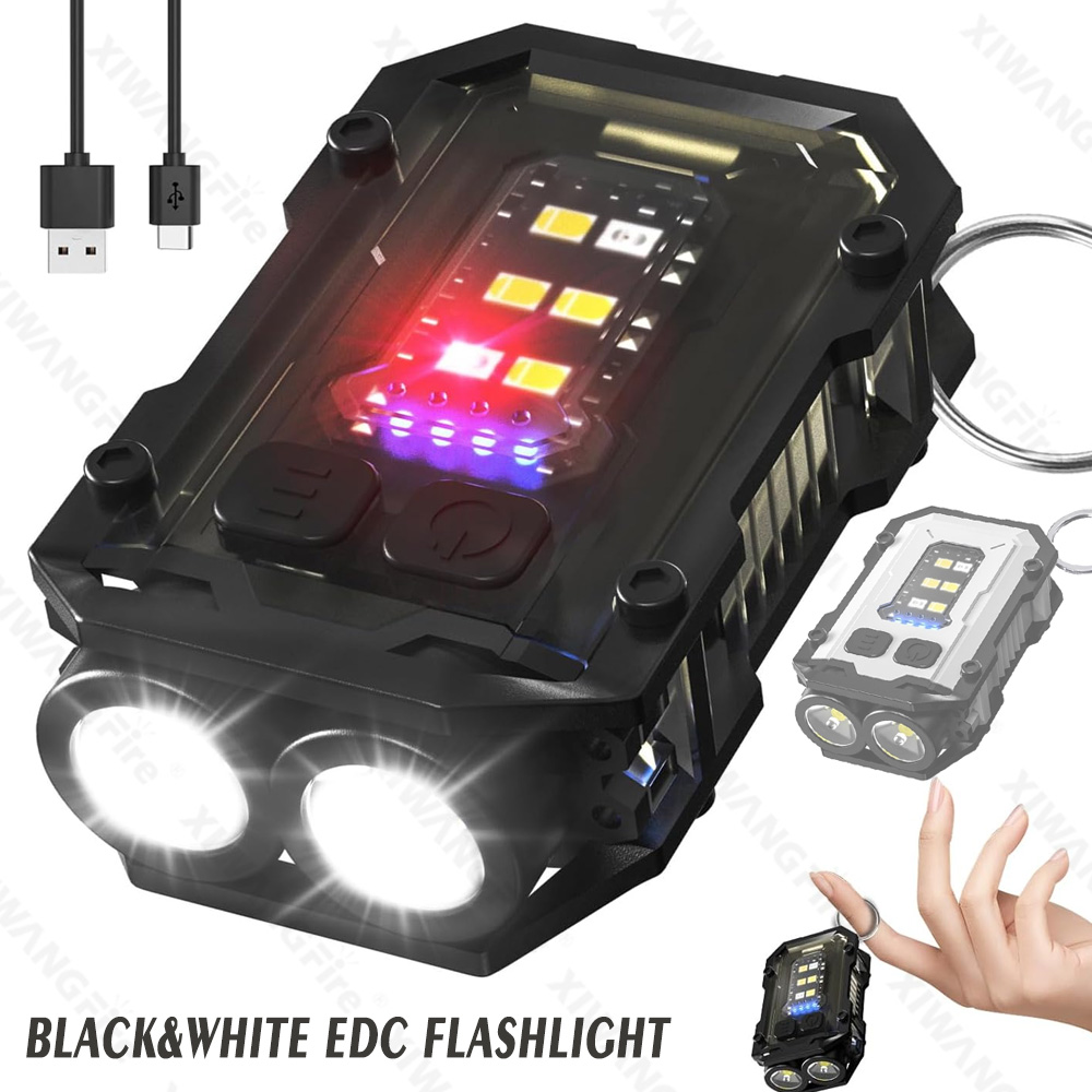 Keychain Flashlight - Mini torcia portachiavi COB, torcia EDC