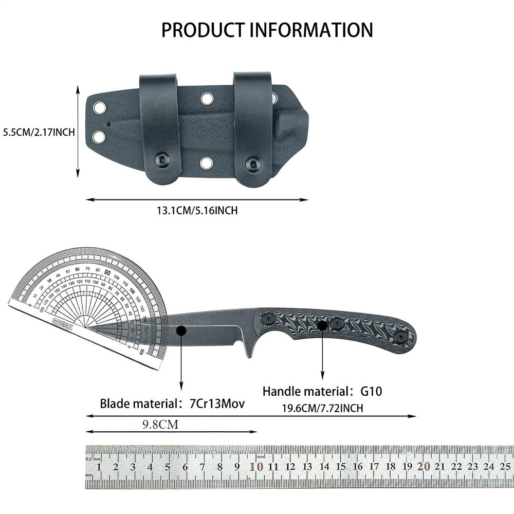 Coltelli a lama fissa Full Tan - Edc Carry Fixed Blade recensione e prezzo