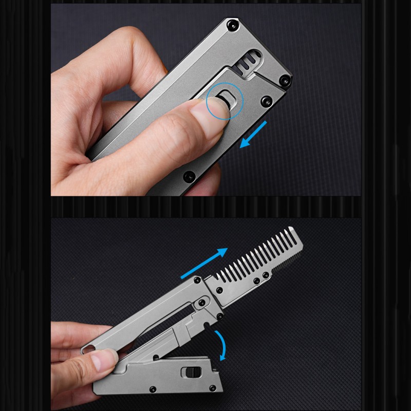 Pettine pieghevole in lega di  - Comb Pocket Titanium recensione e prezzo