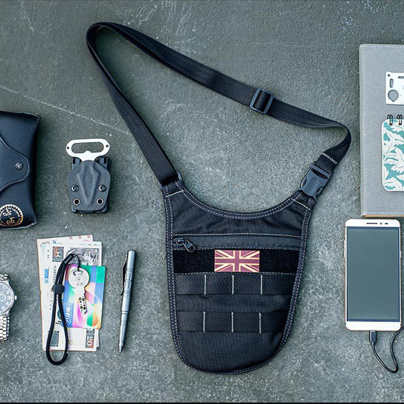 Borsa a tracolla tattica sotto - Edc Carry Box recensione e prezzo