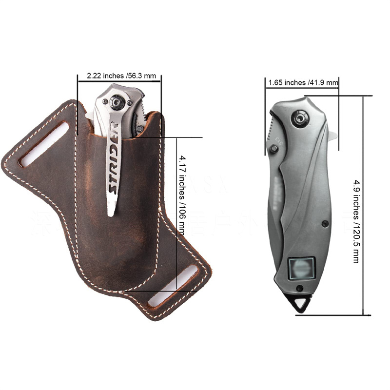 1PC Coltelli In Pelle Guaine C - Edc Everyday Carry Knives recensione e prezzo