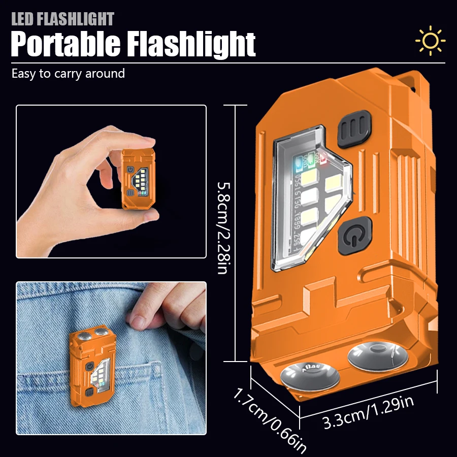 Mini portachiavi torcia EDC to - Keychain Flashlight recensione e prezzo