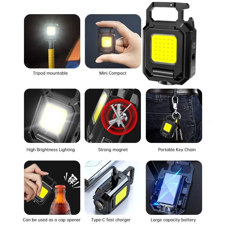Mini torcia portachiavi luce C - Keychain Flashlight recensione e prezzo
