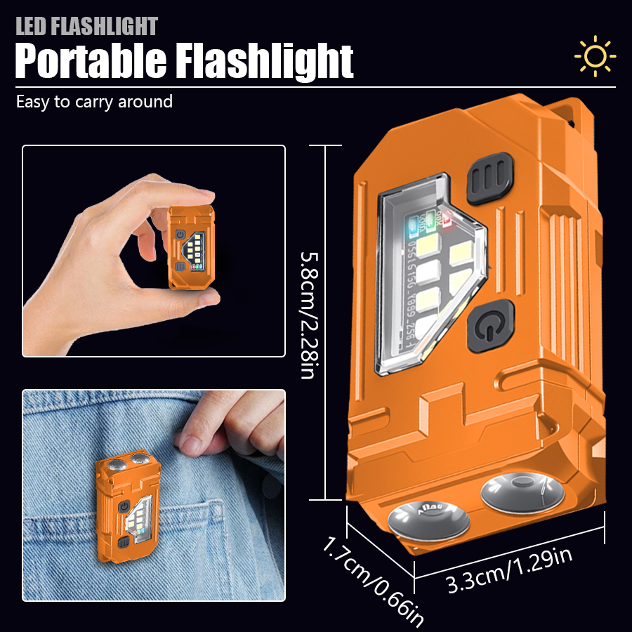 Mini Torcia Portachiavi EDC Ri - Keychain Flashlight recensione e prezzo