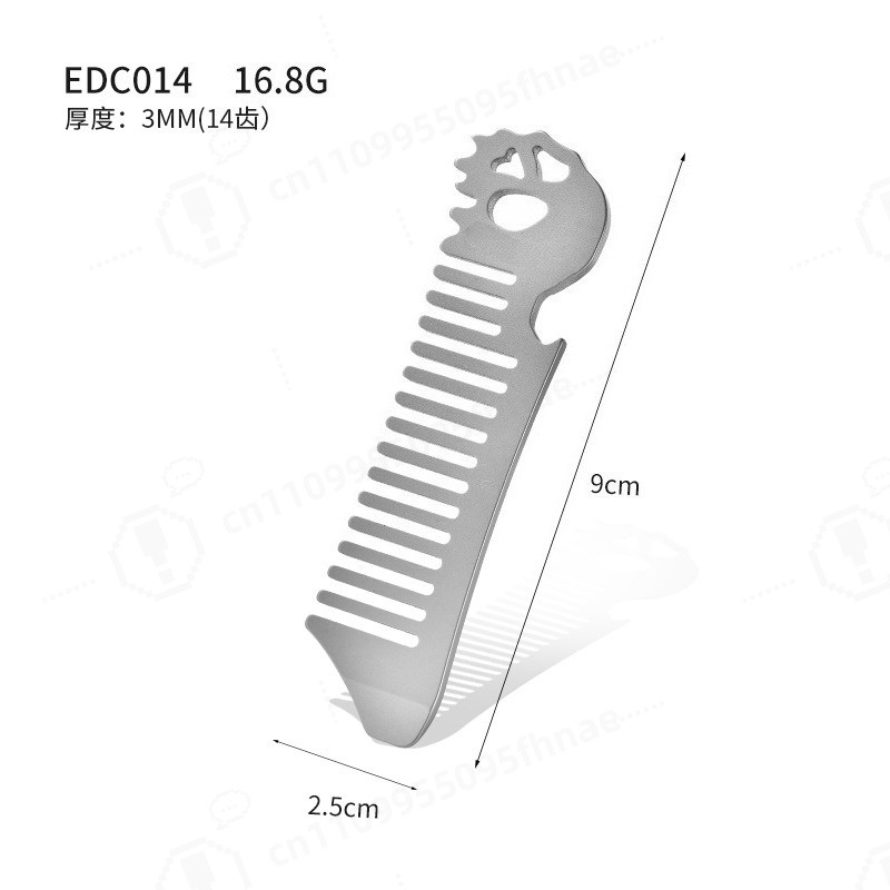 Pettine per Capelli in Lega di - Comb Pocket Titanium recensione e prezzo