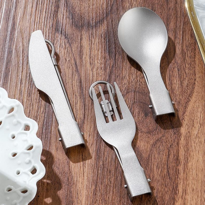 Set di Posate Pieghevoli in Ti - Edc Everyday Carry Knives recensione e prezzo