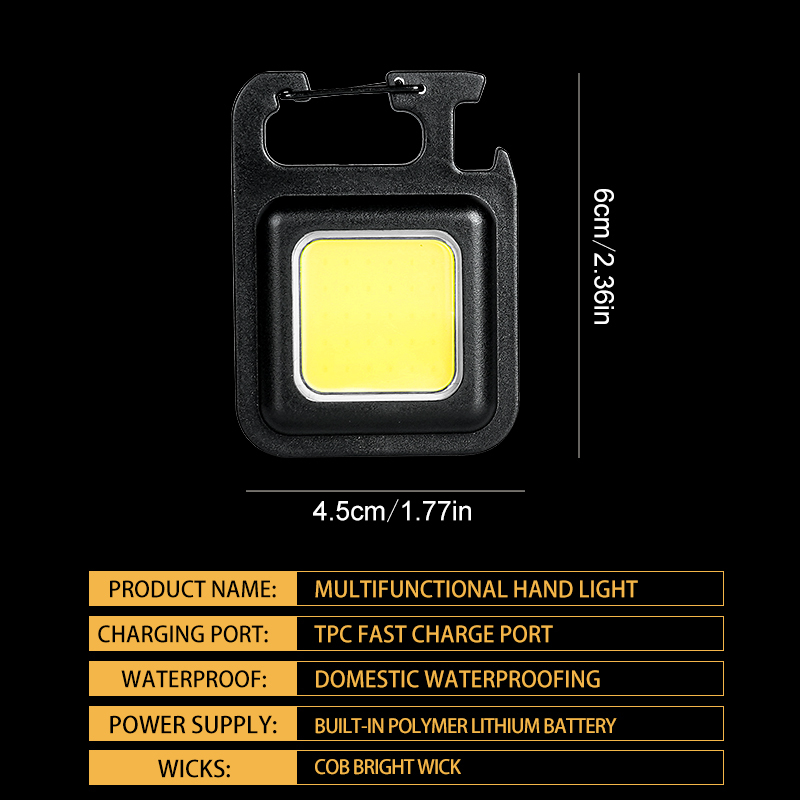 Torcia Portachiavi MINI COB Su - Keychain Flashlight recensione e prezzo