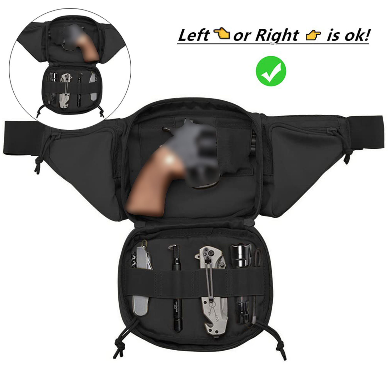 Marsupio Tattico Porta Pistola - Edc Carry Gun recensione e prezzo