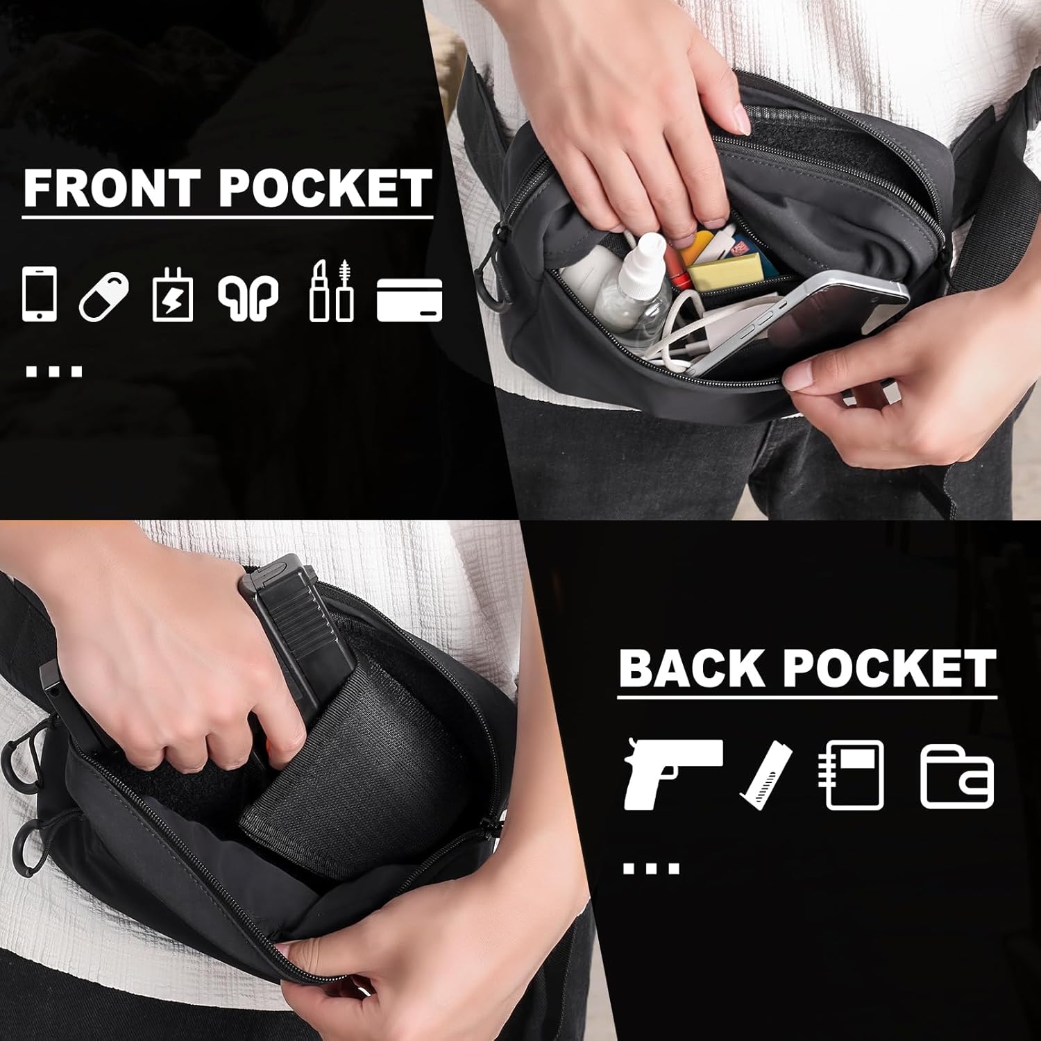 Marsupio tattico con fondina B - Edc Carry Gun recensione e prezzo